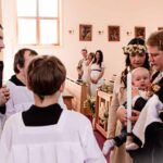 Focení svátosti křtu